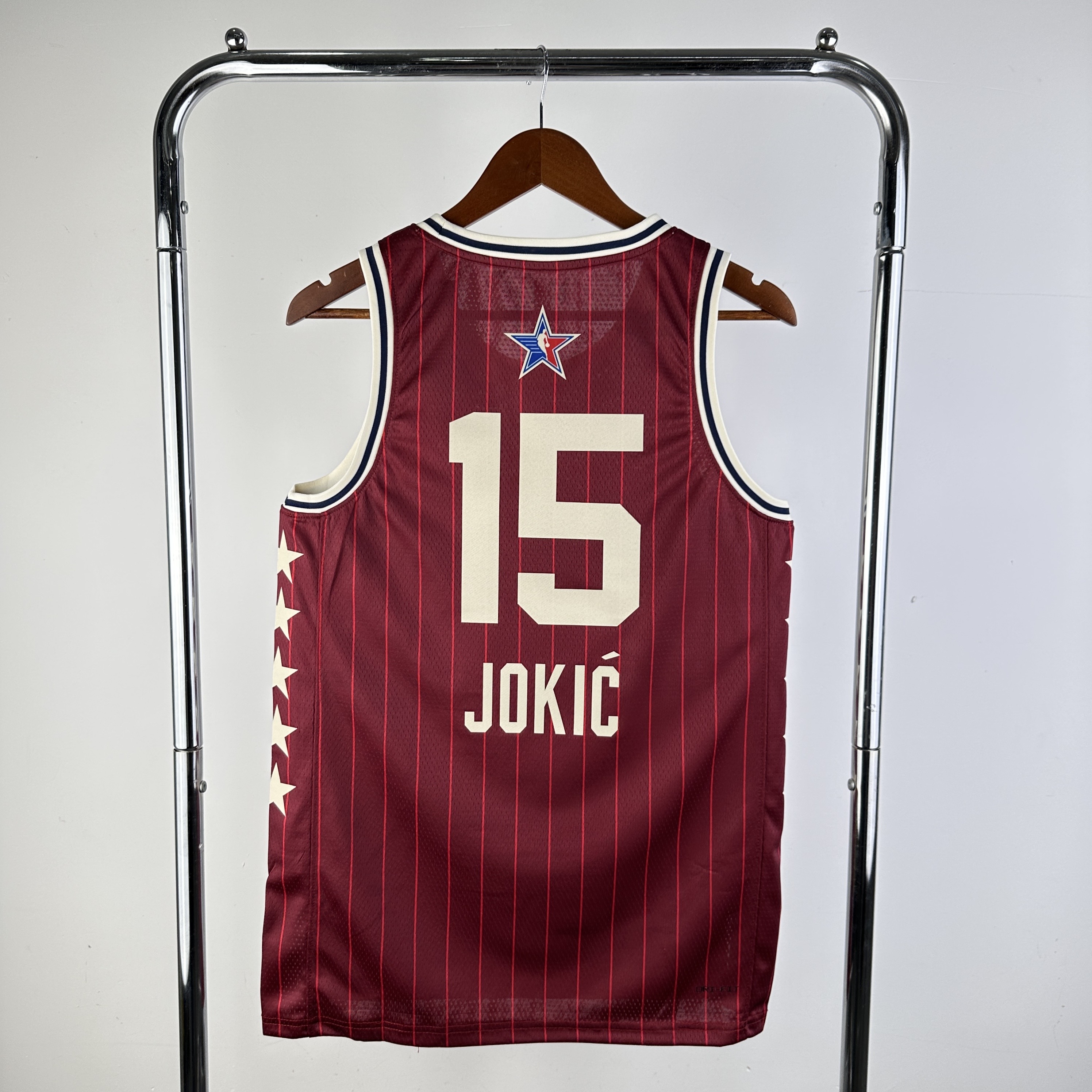Men All-star season 15 Jokic Red 2024 NBA Jersey